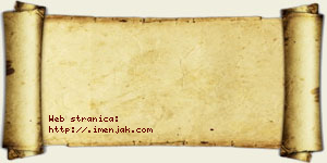 Jana Kulizić vizit kartica